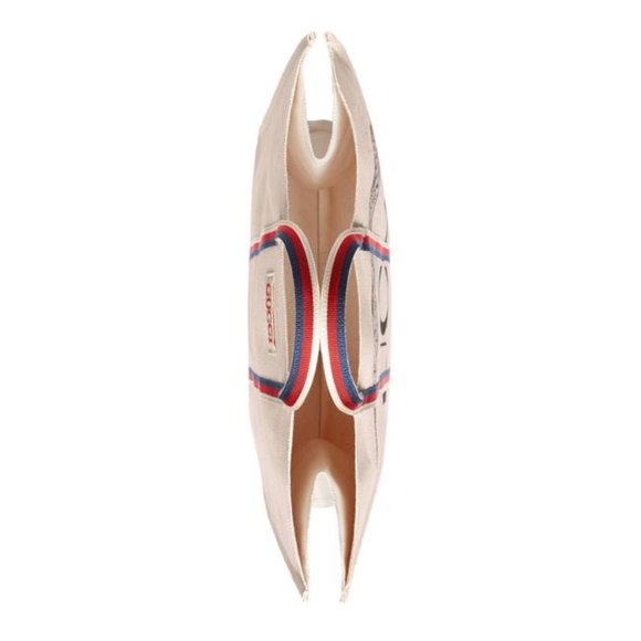 Authentic NEW GUCCI Ouroboro Ivory print tote - Picture 4 of 8